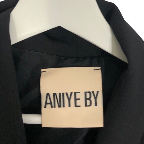ANIYE BY Blazer Wrap XXS Tie Belt BLACK Made In Italy 38 Longline $424 - Picture 5 of 12